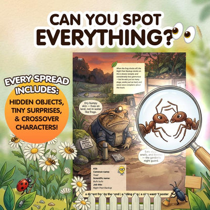 The Secret Jobs of Backyard Creatures — Illustrated Nature Book for Kids
