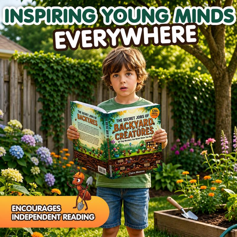 The Secret Jobs of Backyard Creatures — Illustrated Nature Book for Kids