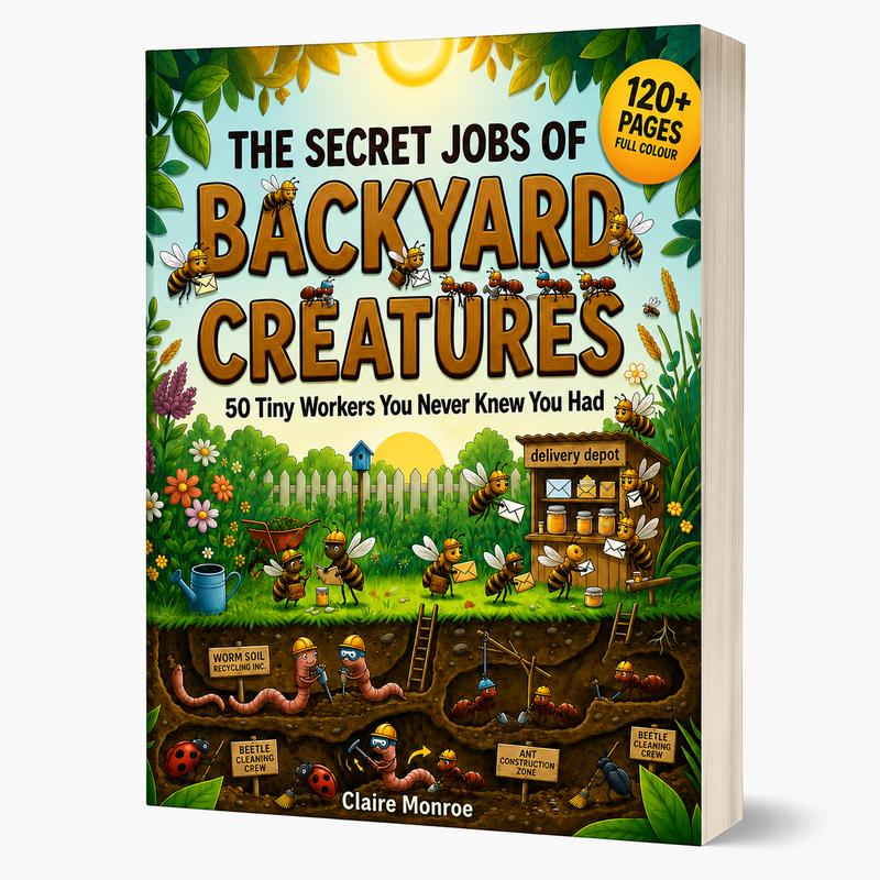 The Secret Jobs of Backyard Creatures — Illustrated Nature Book for Kids